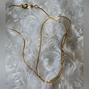 18k 18" 4 Gram Gold Snake Chain